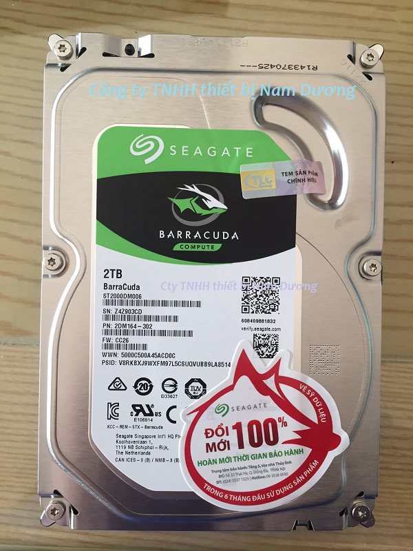 Ổ cứng Seagate 2TB 7200rpm